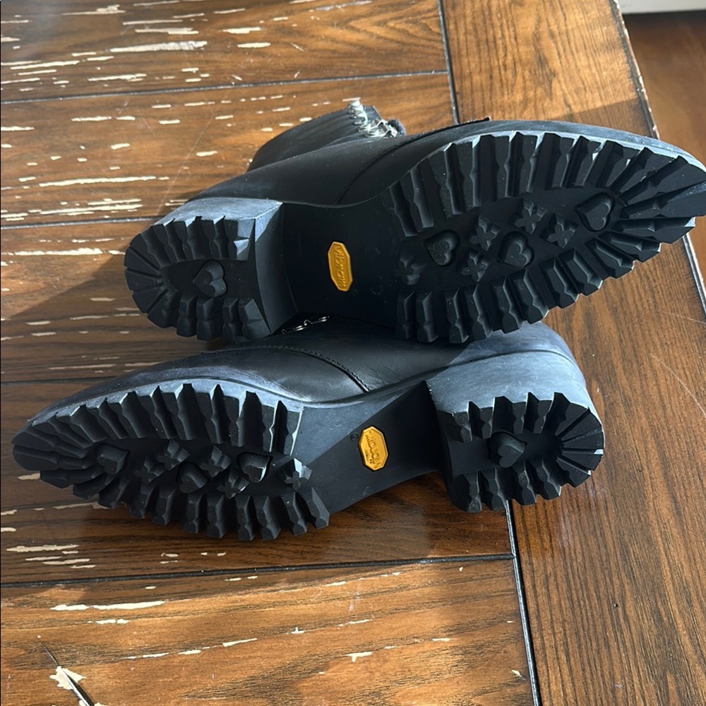 Breaking hearts & Burning rubber Combat Moto Boots - Picture 7 of 11